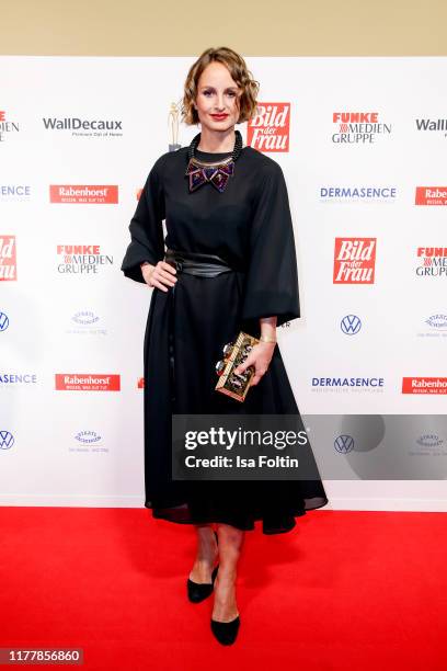 German actress Lara Joy Koerner attends the annual "Goldene Bild der Frau" award on October 23, 2019 in Hamburg, Germany.