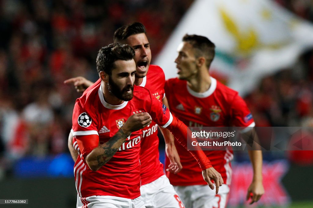 SL Benfica v Olympique Lyon: Group G - UEFA Champions League