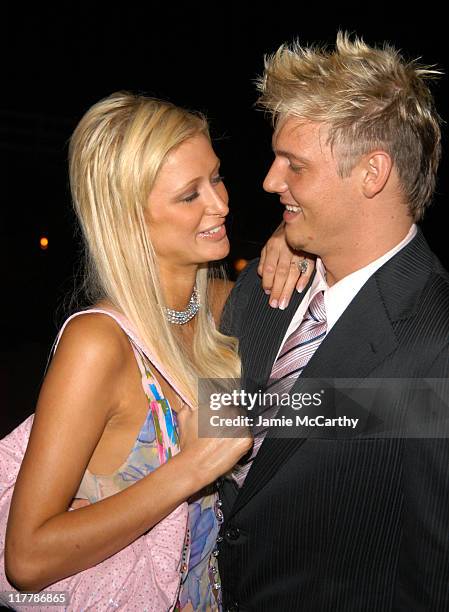 Paris Hilton and Nick Carter at the PS2 Estate during PS2 Estate Day 1 - The Launch Party of Paris Hilton's New Record Label Heiress Records in...