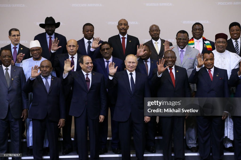 Russian President Vladimir Putin attends the Russia-Africa Summit in Sochi