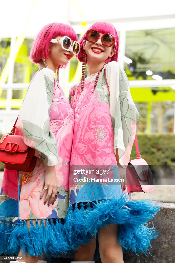 Street Style : Paris Fashion Week - Womenswear Spring Summer 2020 : Day Seven