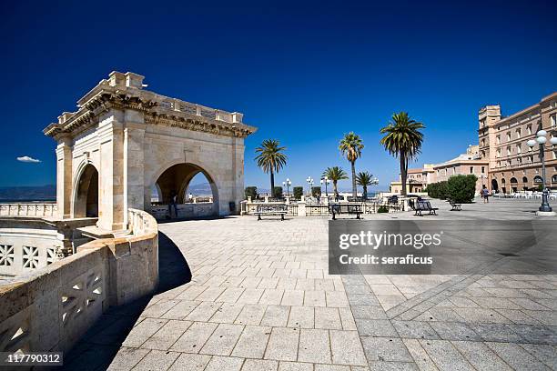 bastion saint remy, cagliari - cagliari stock pictures, royalty-free photos & images