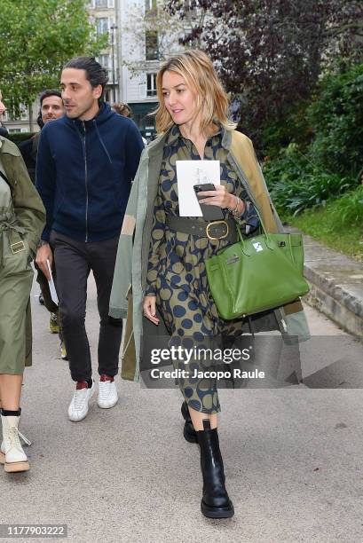 Marta Ortega Perez and Carlos Torretta attend the Valentino Womenswear Spring/Summer 2020 show as part of Paris Fashion Week on September 29, 2019 in...