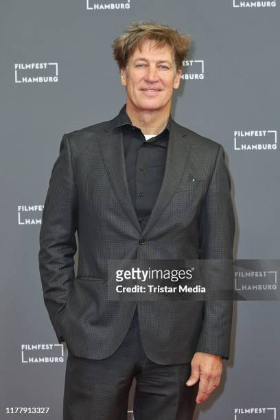 Tobias Moretti attends the premiere of "Deutschstunde" during the Hamburg Film Festival on September 28, 2019 in Hamburg, Germany.