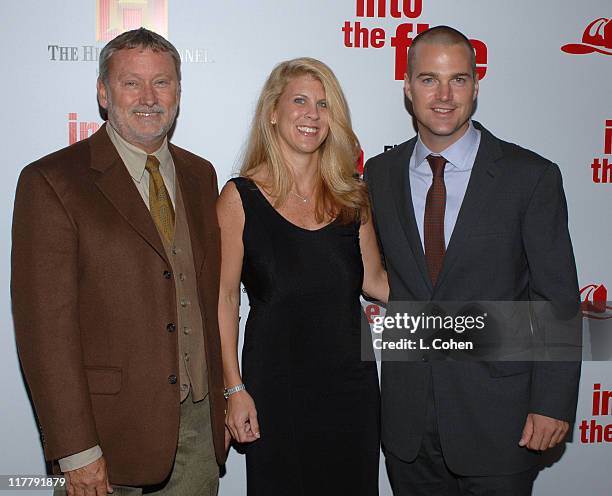 Director Bill Couturie, Firemans Fund's Liza Cozad and Chris O'Donnell