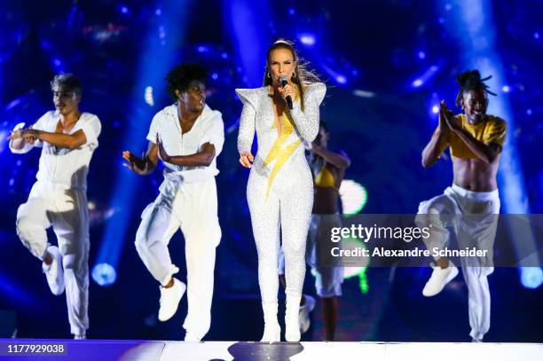 Ivete Sangalo performs on stage during the Rock in Rio 2019 - Day 3 at Cidade do Rock on September 29, 2019 in Rio de Janeiro, Brazil.