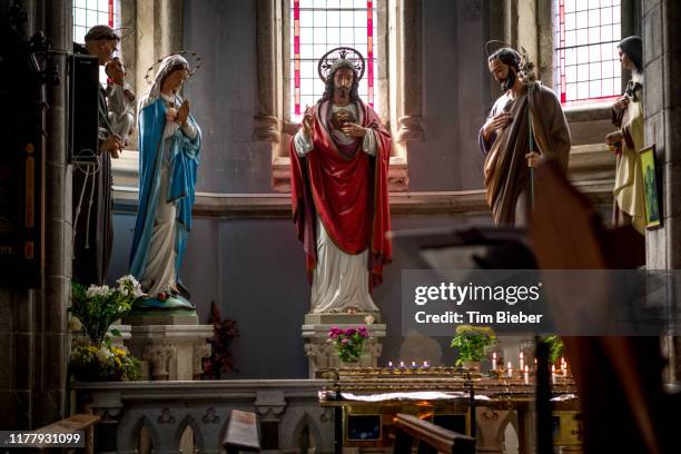 interior daniel o'connell memorial catholic church, cahersiveen - mary moody 個照片及圖片檔