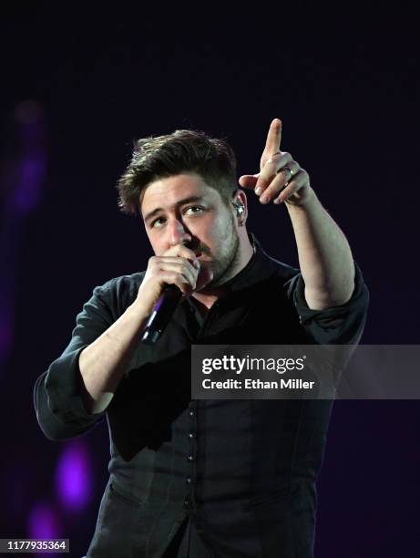 Marcus Mumford of Mumford & Sons performs onstage during the 2019 iHeartRadio Music Festival at T-Mobile Arena on September 21, 2019 in Las Vegas,...