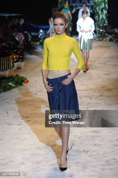 Solange Wilvert wearing Gwen Stefani for L.A.M.B. Spring 2006