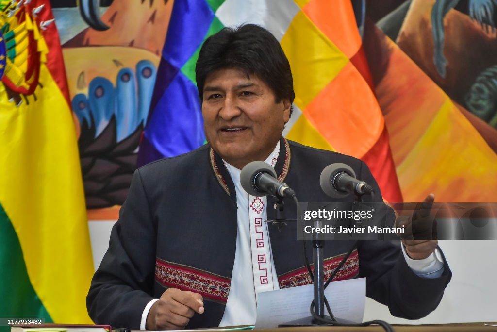 President Evo Morales Press Conference
