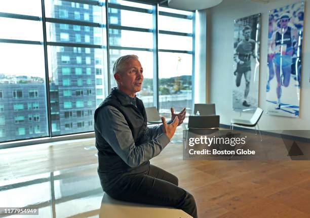 Ray Hilbert, Vice President of Global Sports Marketing and Team Sports for New Balance, is pictured at the corporate headquarters in Boston on Oct....