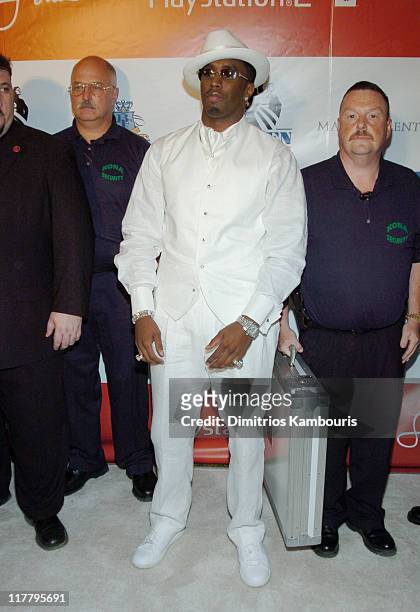 Sean "P. Diddy" Combs at the PS2 Estate during PS2 Estate Day 3 - 6th Annual P. Diddy White Party in Bridgehampton, New York, United States.