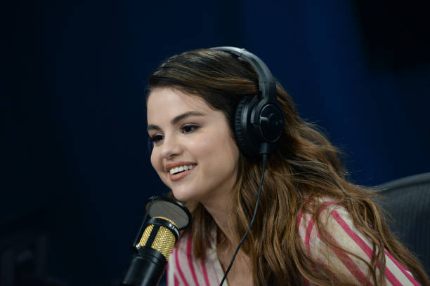 Selena Gomez visits The SiriusXM Hollywood Studios at SiriusXM Studios on October 23, 2019 in Los Angeles, California.