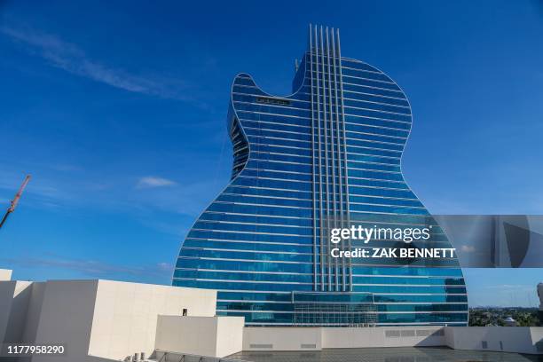 The Seminole Hard Rock Hotel & Casino in Hollywood, Florida, on October 22, 2019. The 638-room Guitar Hotel, which is a part of the hotel's $1.5...