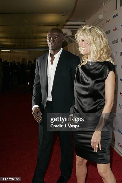 Seal and Heidi Klum during Miramax Pre-Oscar Party and 25th Anniversary Celebration - Red Carpet at Pacific Design Center in Los Angeles, California,...