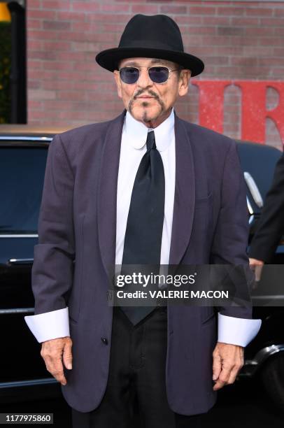 Actor Joe Pesci arrives for the Los Angeles premiere of Netflix's "The Irishman" at the Chinese theatre in Hollywood on October 24, 2019.