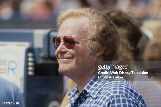 Roone Arledge attending the Eighth Annual Robert F Kennedy Pro/Celebrity Tennis Tournament on August 25 at Flushing Meadows Park.