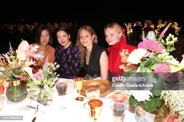 Johanna Wokalek, Hannah Herzsprung, Julia Jentsch and Maria Dragus during the "Clash de Cartier - The Opera" event at Eisbachstudios on October 24,...