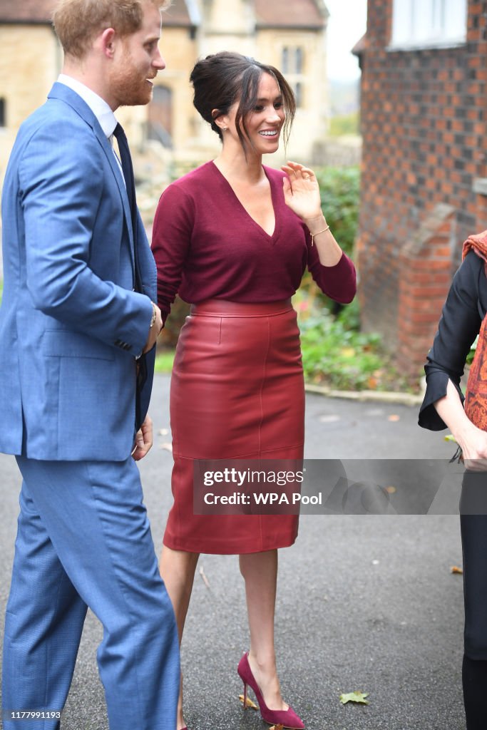 The Duke & Duchess of Sussex Attend a Roundtable Discussion on Gender Equality with The Queens Commonwealth Trust