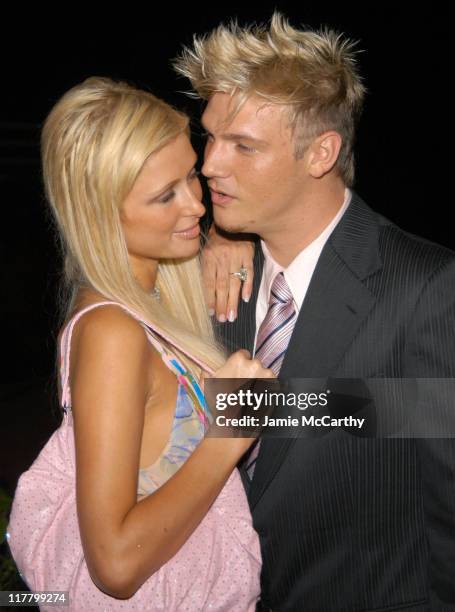 Paris Hilton and Nick Carter at the PS2 Estate during PS2 Estate Day 1 - The Launch Party of Paris Hilton's New Record Label Heiress Records in...