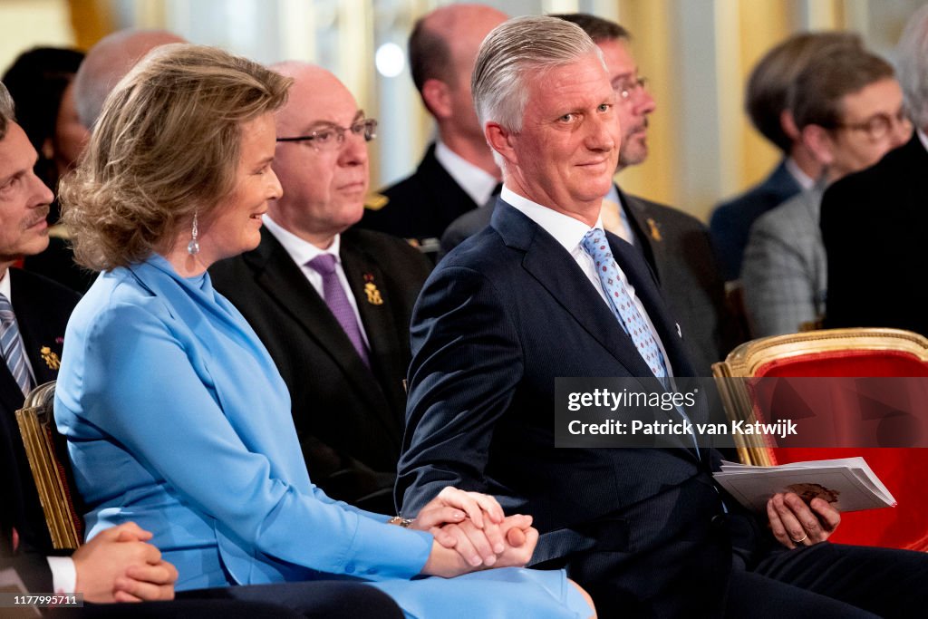 Princess Elisabeth Of Belgium Celebrates Her 18th Anniversary At The Royal Palace In Brussels