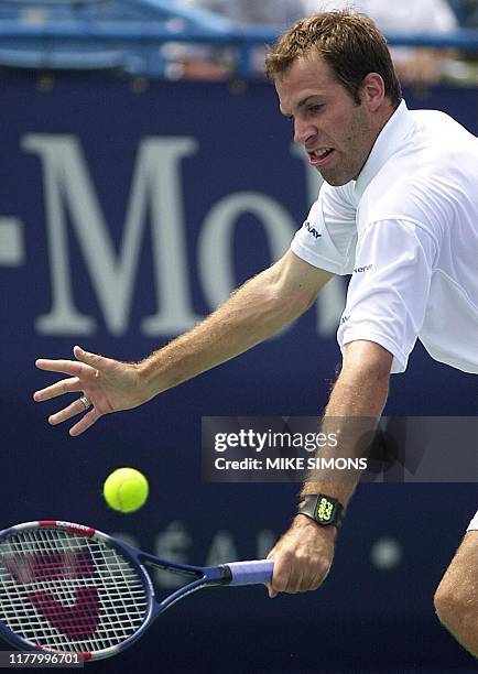 Patrick Rafter Backhand 18 Ten Masters Series Rafter Backhand Stock Photos, High-Res Pictures ...