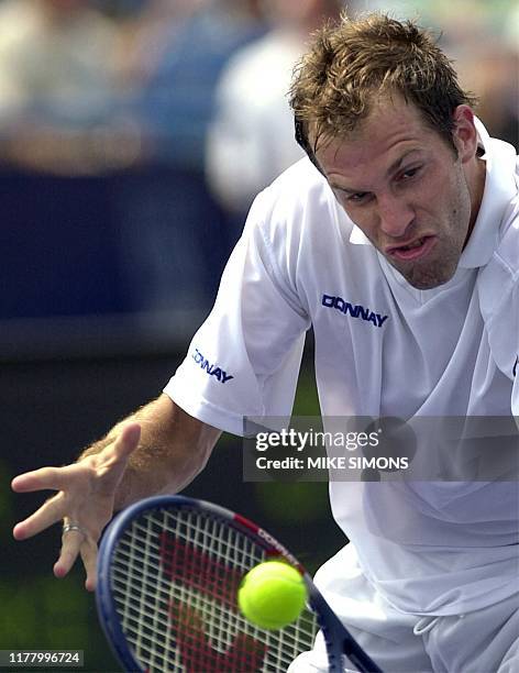Patrick Rafter Backhand 18 Ten Masters Series Rafter Backhand Stock Photos, High-Res Pictures ...