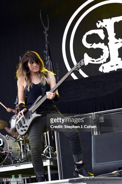 Emma Anzai performs during the 2019 Louder Than Life Music Festival at Highland Festival Grounds at Kentucky Expo Center on September 29, 2019 in...