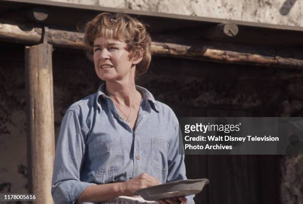 Diana Douglas appearing in the ABC tv series 'The Cowboys', shot at the Empire Ranch.