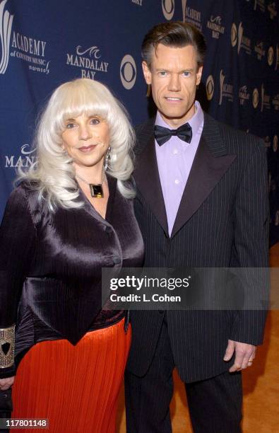 Randy Travis and wife Elizabeth Travis during 39th Annual Academy of Country Music Awards - Orange Carpet at Mandalay Bay Resort and Casino in Las...