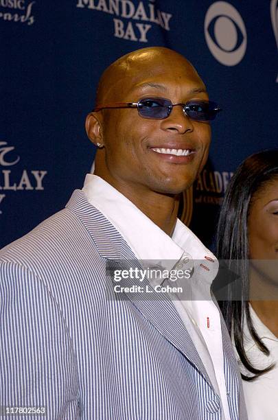 Eddie George during 39th Annual Academy of Country Music Awards - Orange Carpet at Mandalay Bay Resort and Casino in Las Vegas, Nevada, United States.