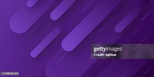 abstraktes design mit geometrischen formen - trendy purple gradient - black and blue abstract lines background stock-grafiken, -clipart, -cartoons und -symbole