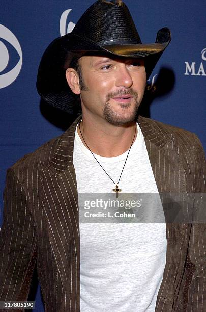 Tim McGraw during 39th Annual Academy of Country Music Awards - Orange Carpet at Mandalay Bay Resort and Casino in Las Vegas, Nevada, United States.