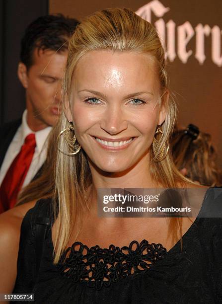 Natasha Henstridge during Maxim's 8th Annual Hot 100 Party - Red Carpet at The Gansevoort Hotel in New York City, New York, United States.