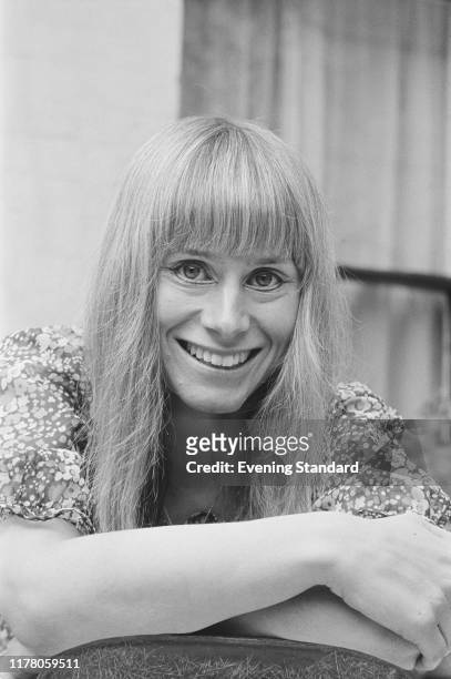 English actress Rita Tushingham attends a press reception for the play 'Lorna and Ted' at the Greenwich Theatre in London on August 18th 1970.