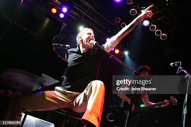 Andrew McMahon of Jack's Mannequin during Jacks Mannequin in Concert at the House of Blues in Anaheim - April 14, 2006 at House of Blues in Anaheim,...