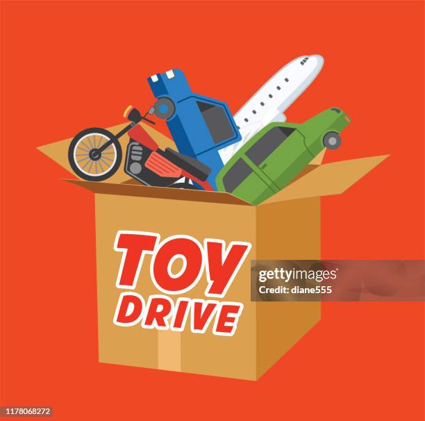 weihnachten charity spielzeug laufwerk poster vorlage - wohltätigkeitsaktion stock-grafiken, -clipart, -cartoons und -symbole