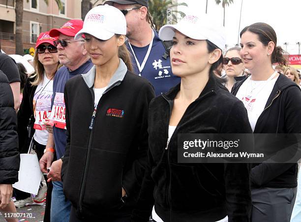 Jessica Alba during The Entertainment Industry Foundations 14th Annual Revlon Run/Walk for Women at Los Angeles Memorial Coliseum at Exposition Park...