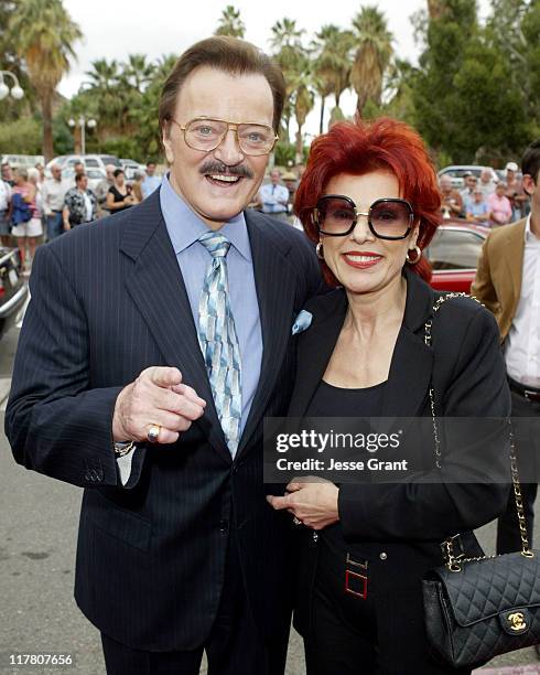 Robert Goulet and Vera Novak during A Douglas Family Celebration Presented by Palm Springs International Film Society and Film Festival at Annenberg...