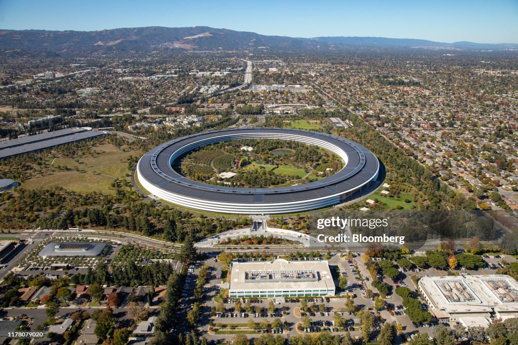 Aerial Views Of Silicon Valley Housing And Tech Campuses