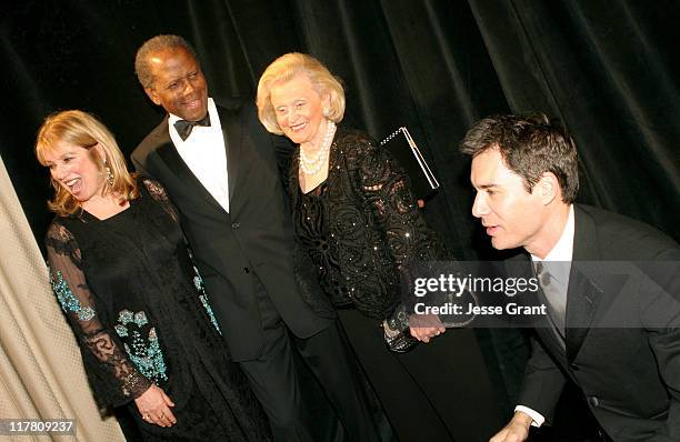 Joanna Shimkus, Sidney Poitier, Barbara Davis and Eric McCormack