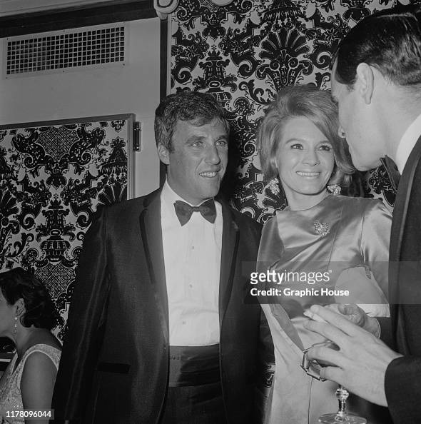American composer and pianist Burt Bacharach with his wife, actress ...