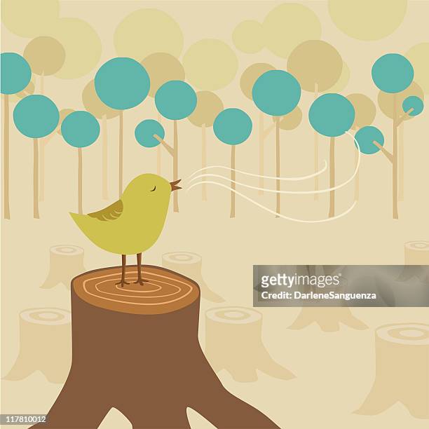 ilustraciones, imágenes clip art, dibujos animados e iconos de stock de reforestación - canturrear