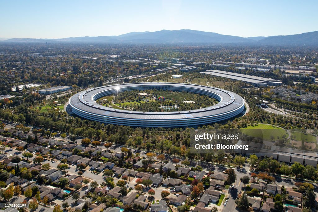 Aerial Views Of Silicon Valley Housing And Tech Campuses