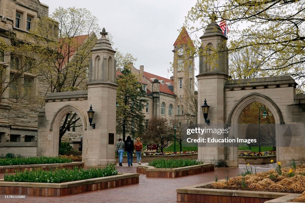 Campus scene University of Indiana Bloomington