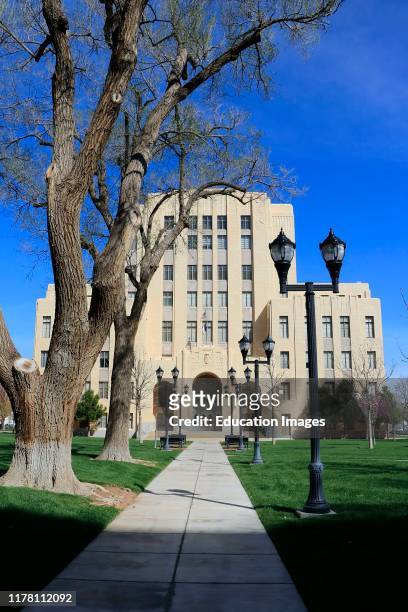 Potter County courthouse in downtown Amarillo Texas.