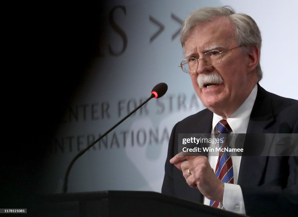 Former National Security Advisor John Bolton Delivers Keynote Address At CSIS Forum