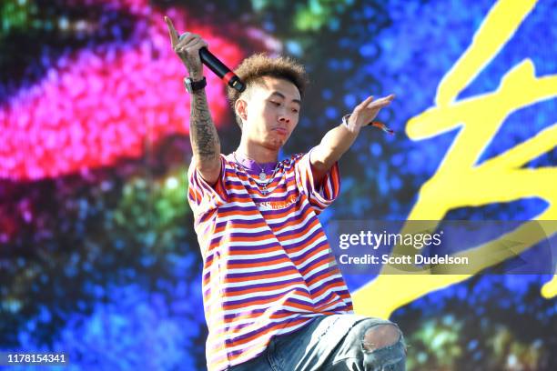 Melo Racks The Rapper Head In The Clouds Festival Photos and Premium High Res Pictures ...