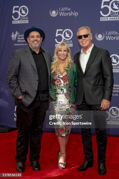 Cantinas Art Foundation on the red carpet for the 50th Annual GMA Dove Awards at Allen Arena, Lipscomb University on October 15, 2019 in Nashville,...
