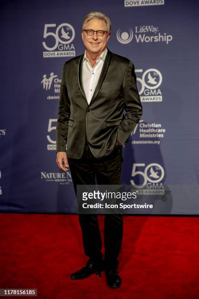Dan Moen on the red carpet for the 50th Annual GMA Dove Awards at Allen Arena, Lipscomb University on October 15, 2019 in Nashville, Tennessee.